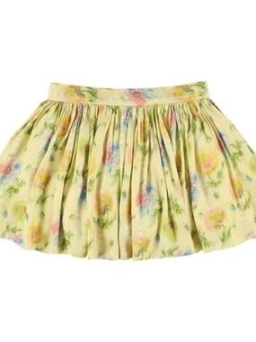 Morley Robin Yellow Alma Floral Pleated Skirt - NWT size 8